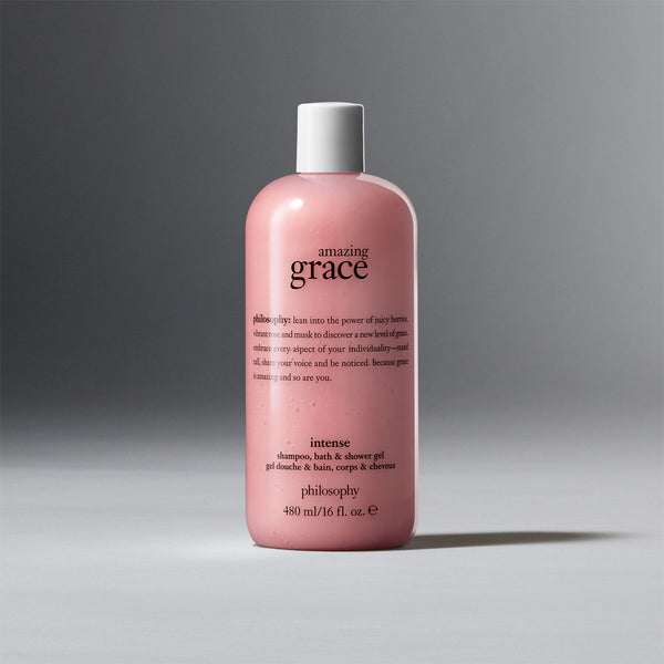 amazing grace intense shampoo, bath & shower gel