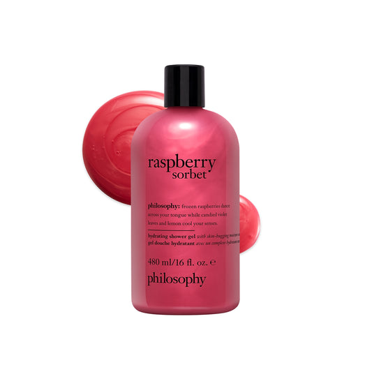 raspberry sorbet hydrating shower gel