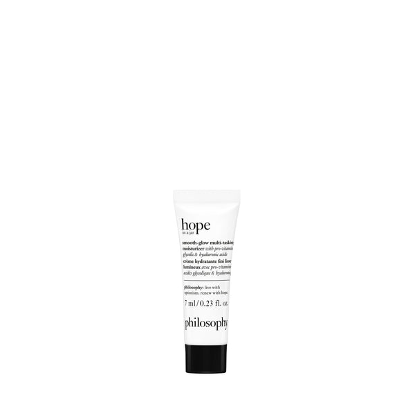 smooth-glow multi-tasking moisturizer sample in a tube