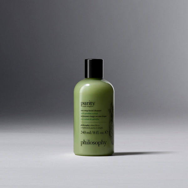 one-step facial cleanser with spirulina extract