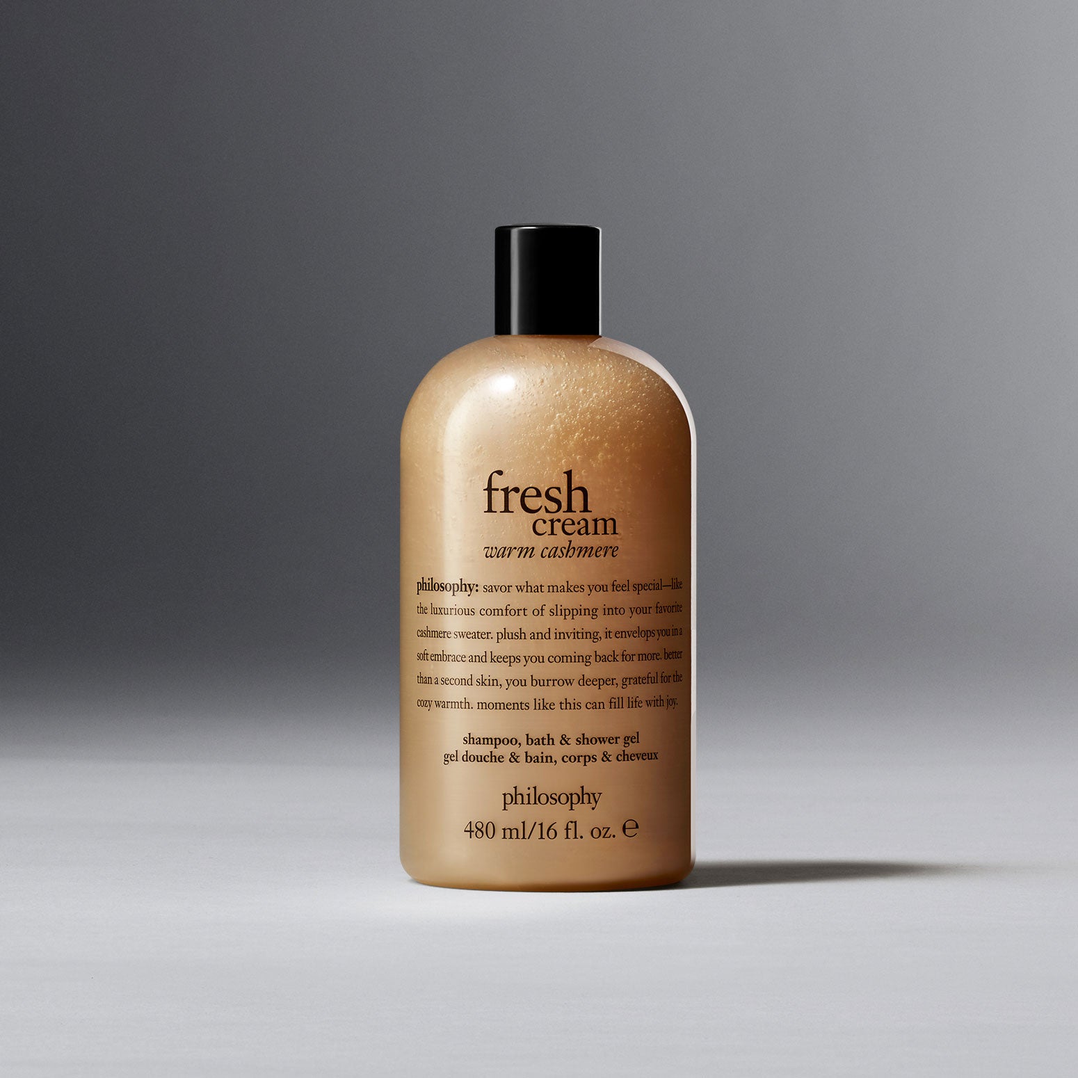 warm cashmere hydrating shower gel philosophy