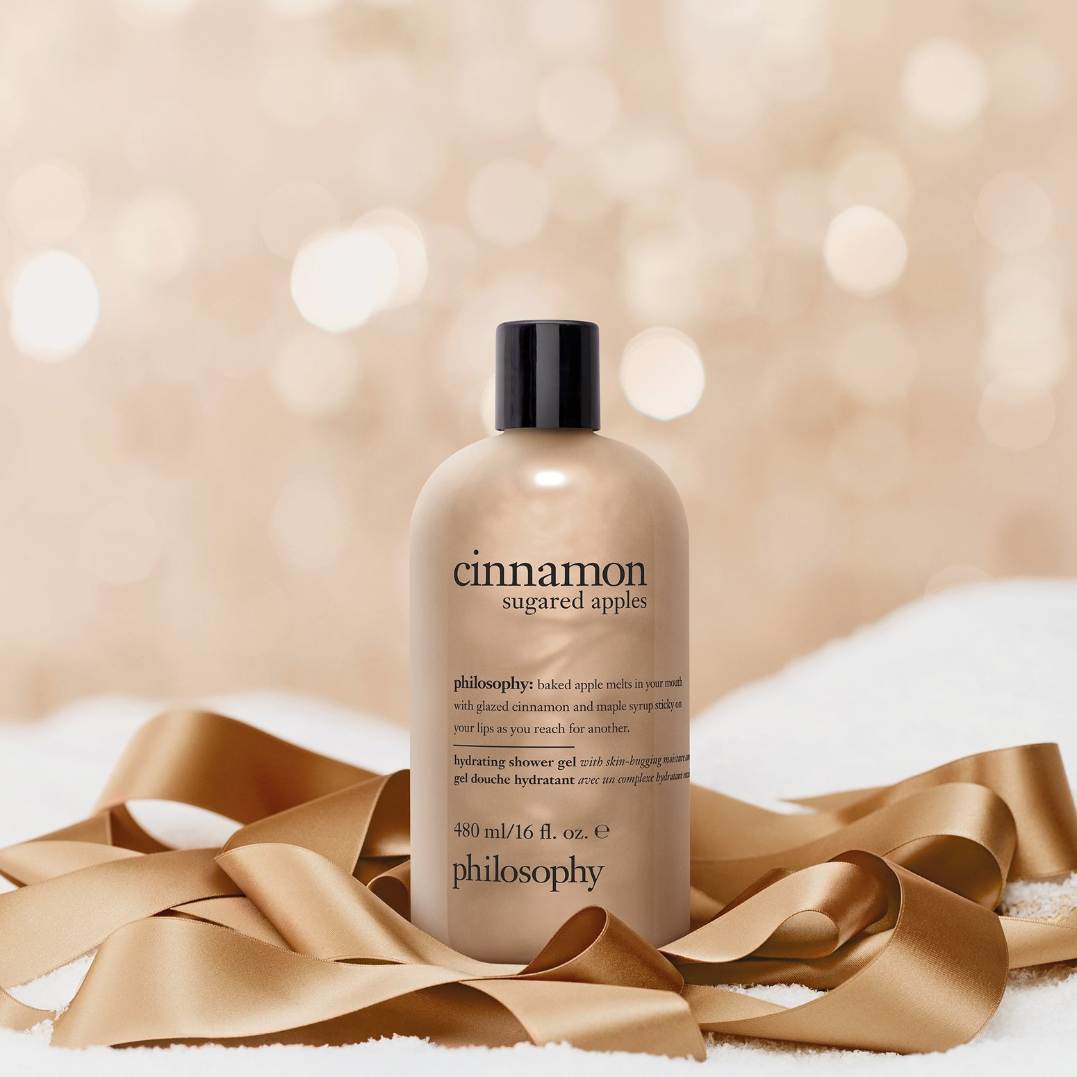 cinnamon sugared apples hydrating shower gel