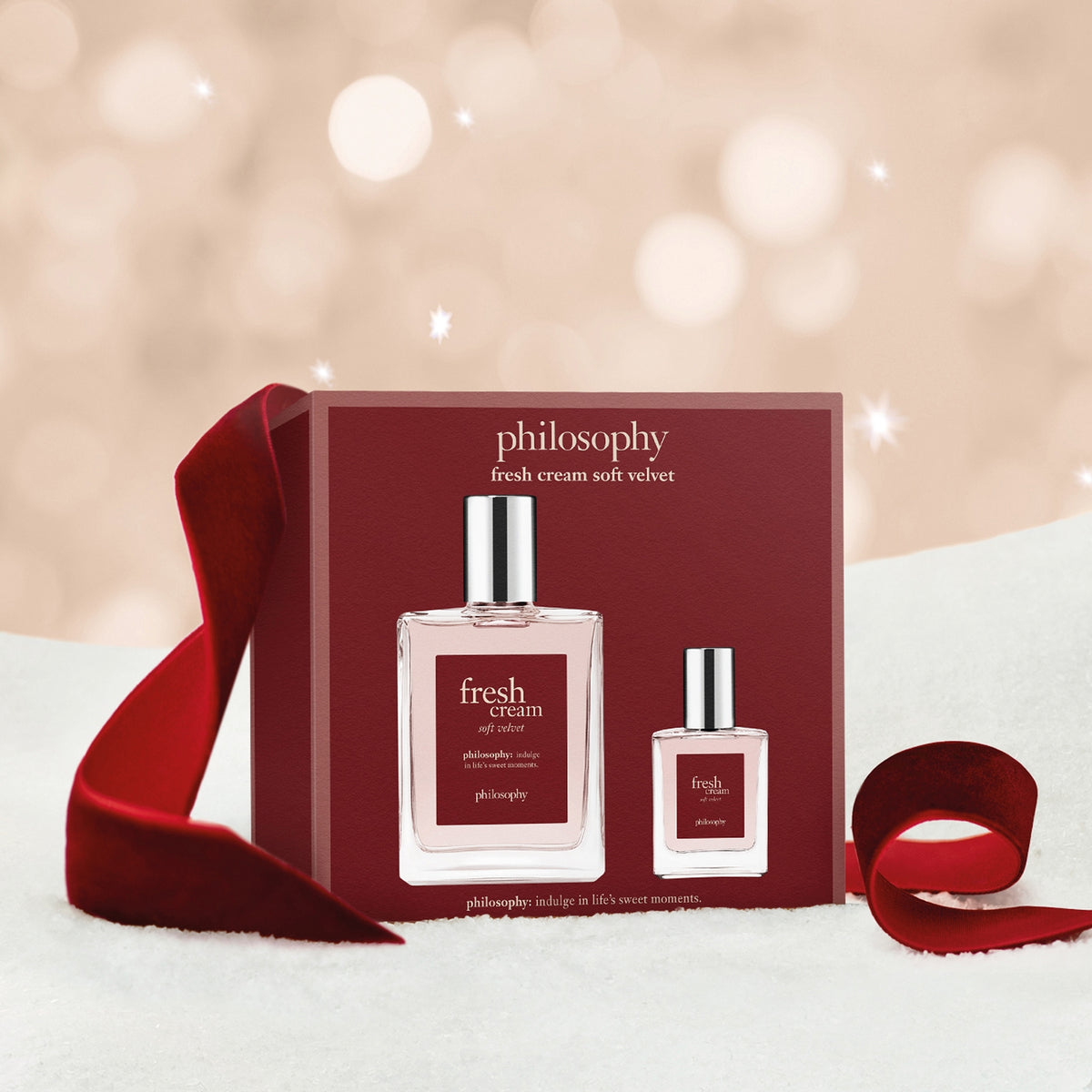 fresh cream soft velvet  duo eau de toilette gift set