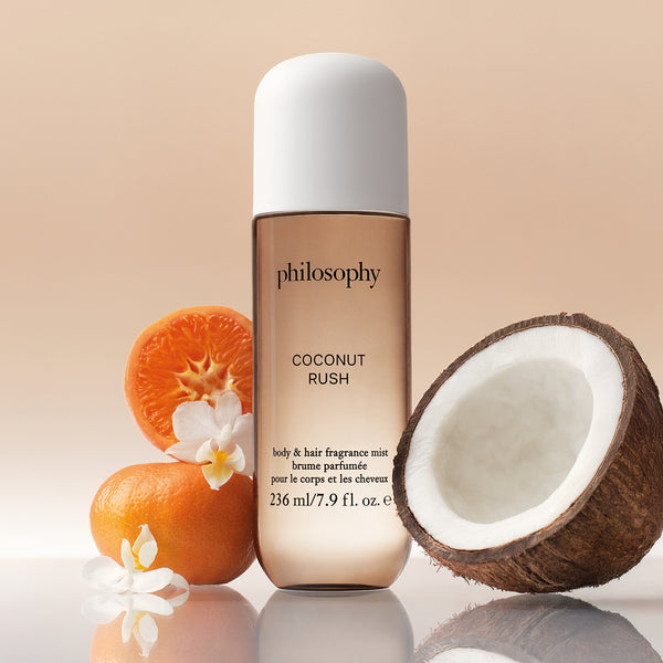 coconut rush body & hair fragrance mist