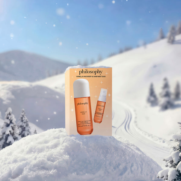 vanilla hug body & hair fragrance mist holiday set