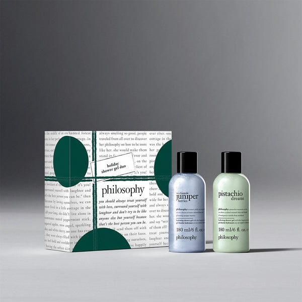 holiday shower gel duo gift set