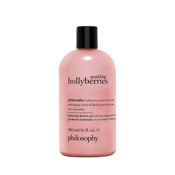 sparkling hollyberries hydrating shower gel