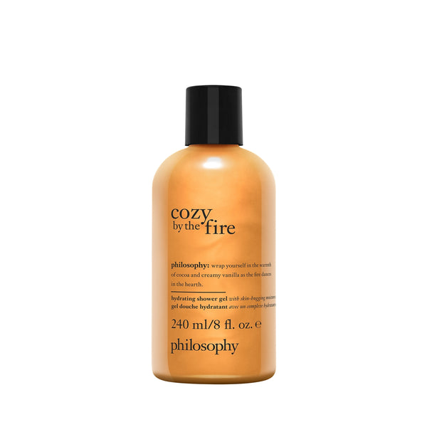 cozy by the fire hydrating shower gel