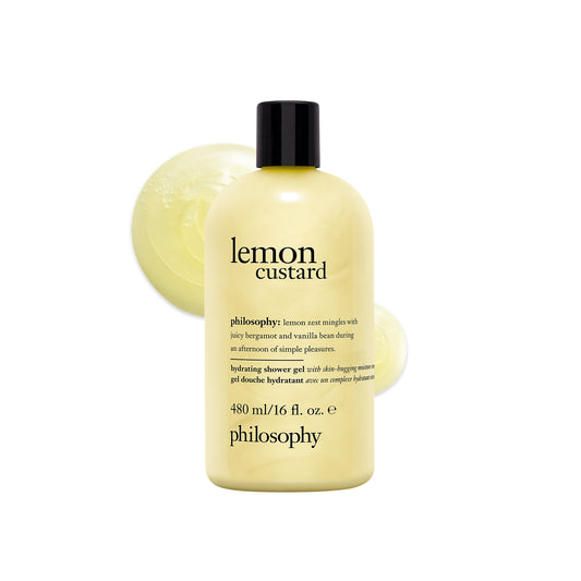lemon custard hydrating shower gel