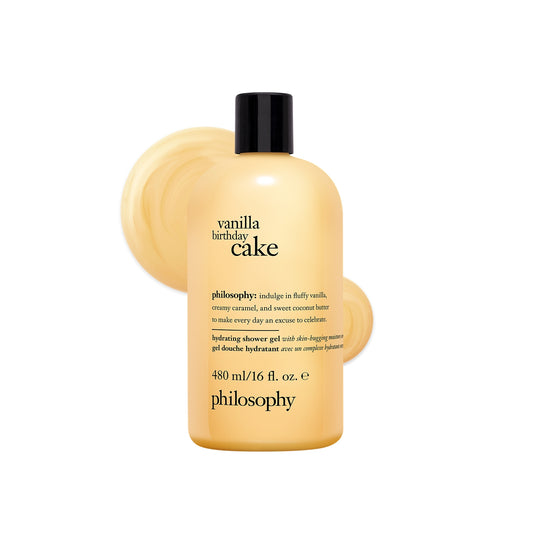 vanilla birthday cake hydrating shower gel