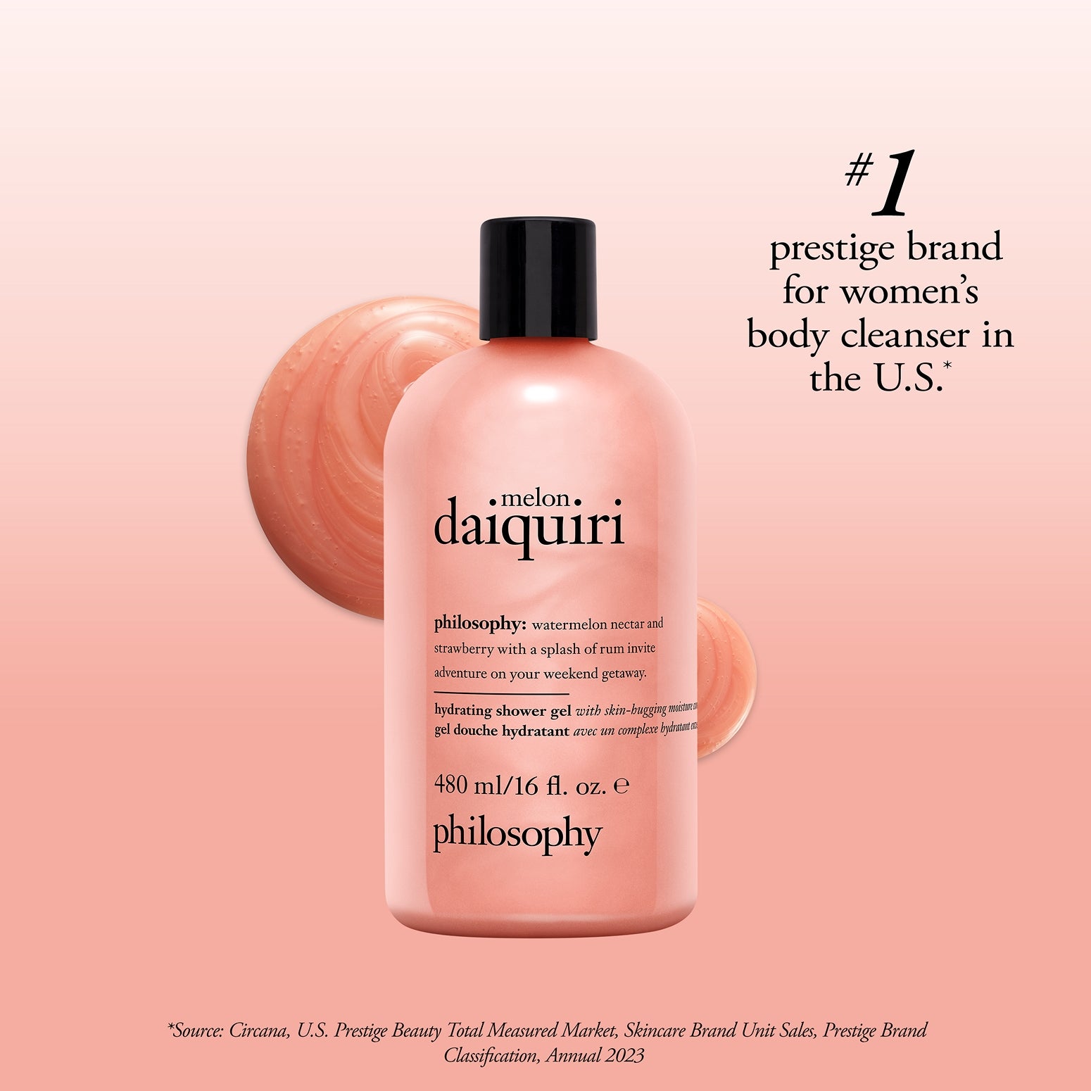 Melon Daiquiri Hydrating Shower Gel | Fruity Body Wash | philosophy