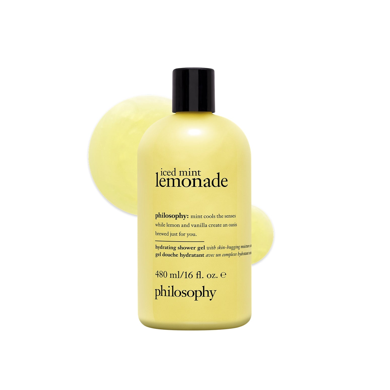iced mint lemonade hydrating shower gel | philosophy