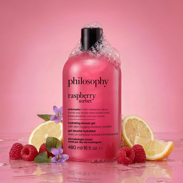 raspberry sorbet hydrating shower gel