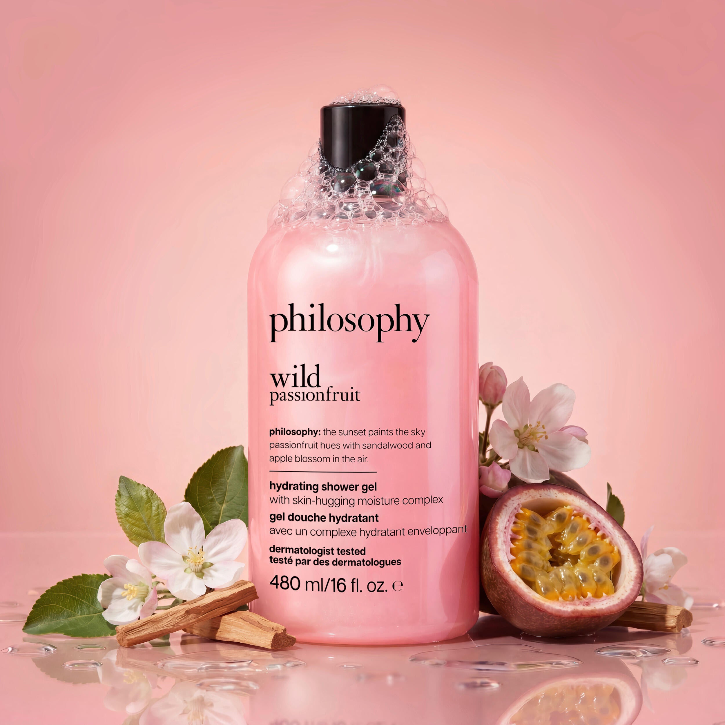 Wild Passionfruit Hydrating Shower Gel | Fruity Body Wash | philosophy
