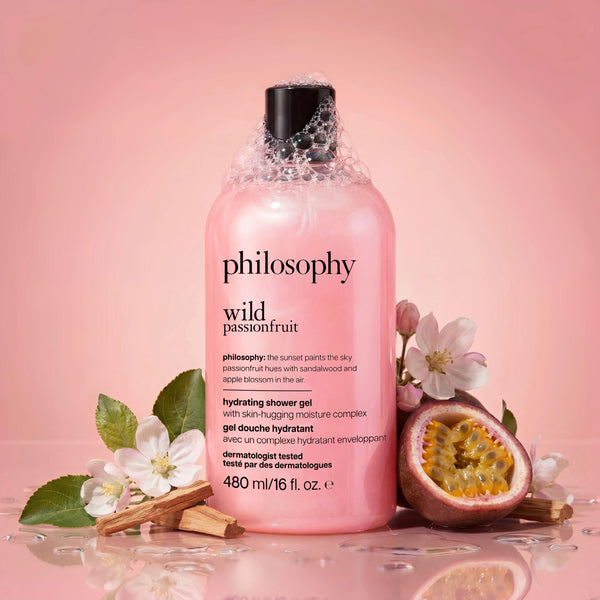 wild passionfruit hydrating shower gel