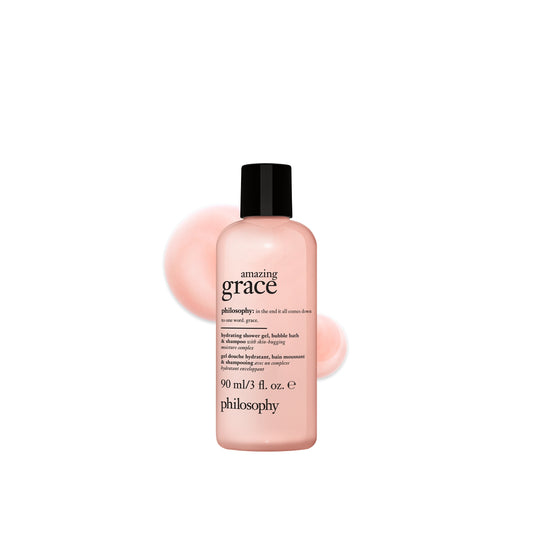 travel-size amazing grace hydrating shower gel