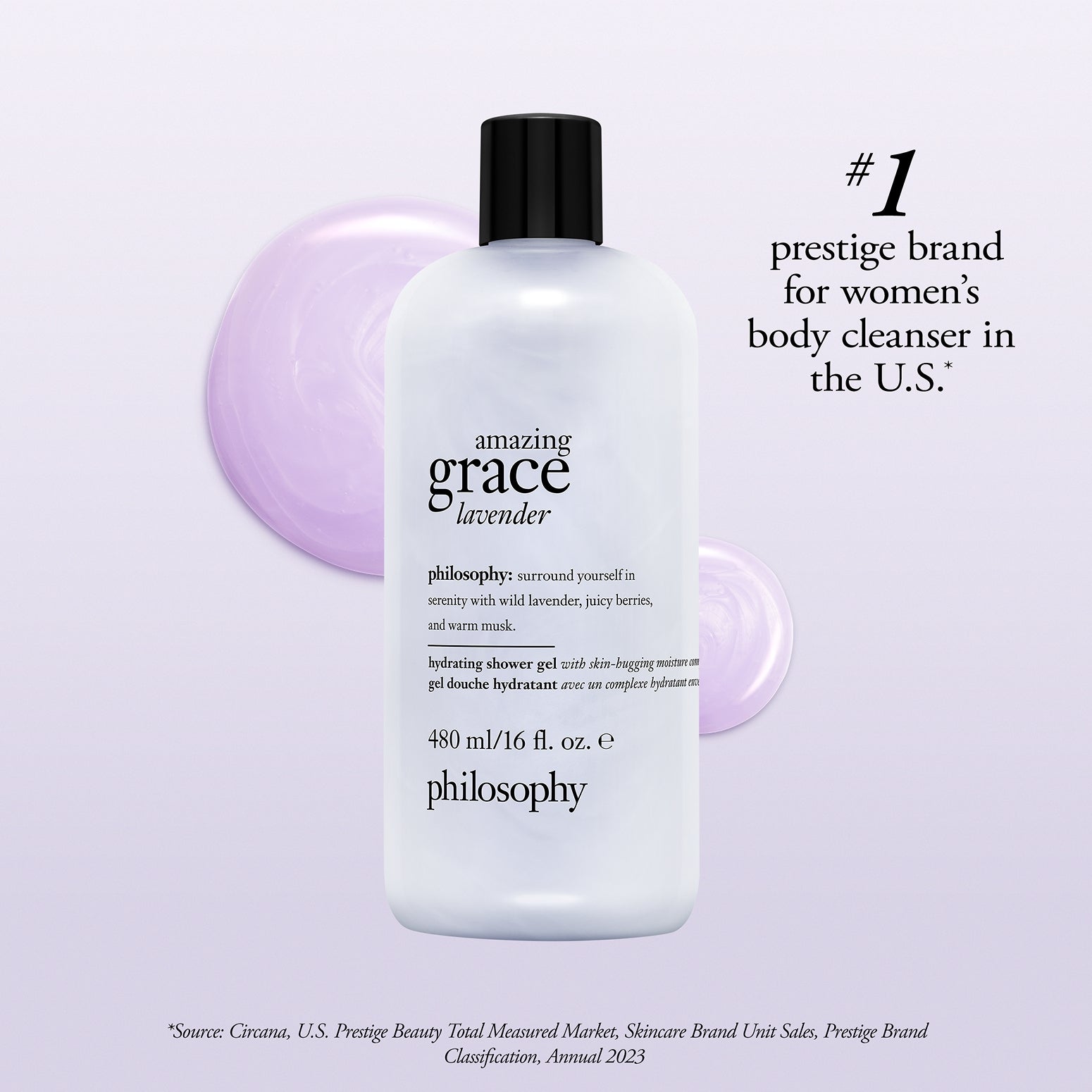 lavender hydrating shower gel | philosophy