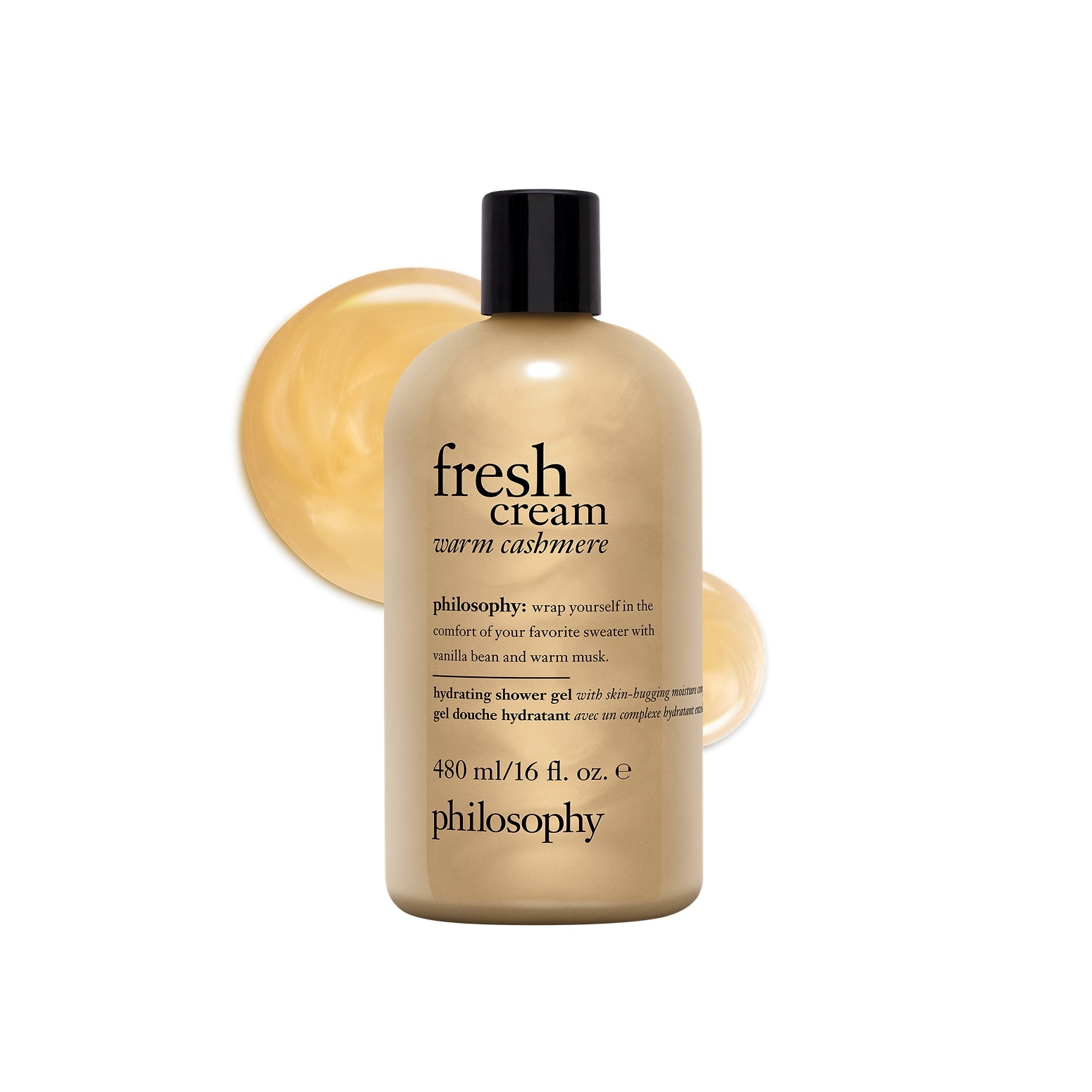warm cashmere hydrating shower gel | philosophy