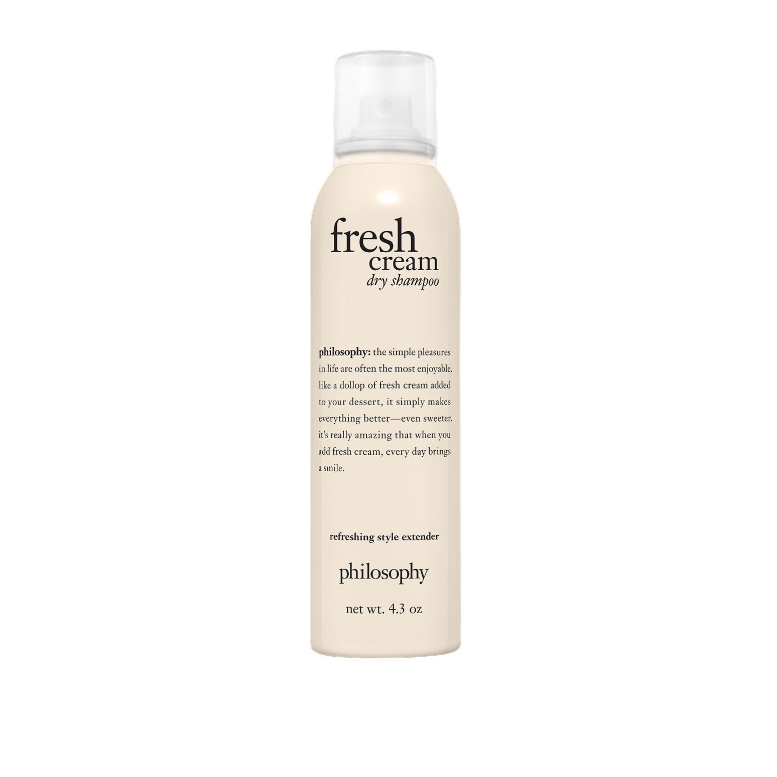 fresh cream dry shampoo | philosophy