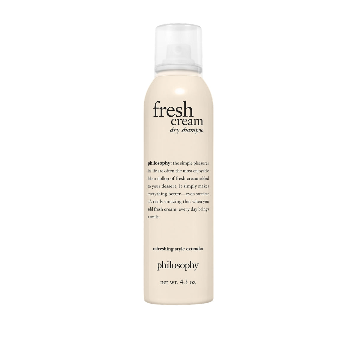 fresh cream dry shampoo