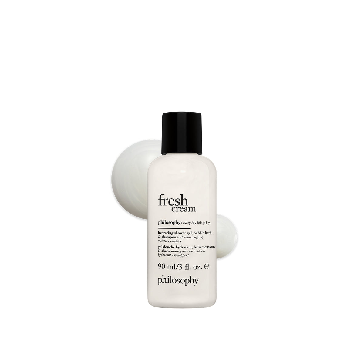 travel-size fresh cream hydrating shower gel