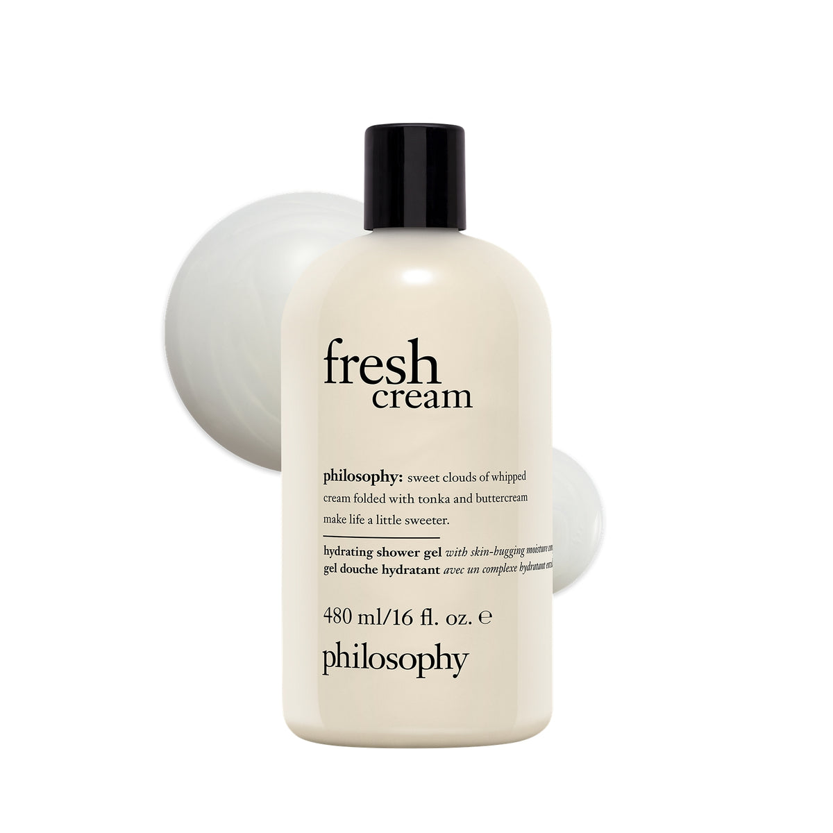fresh cream hydrating shower gel