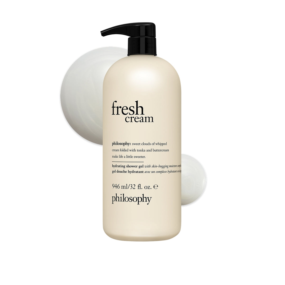 fresh cream hydrating shower gel