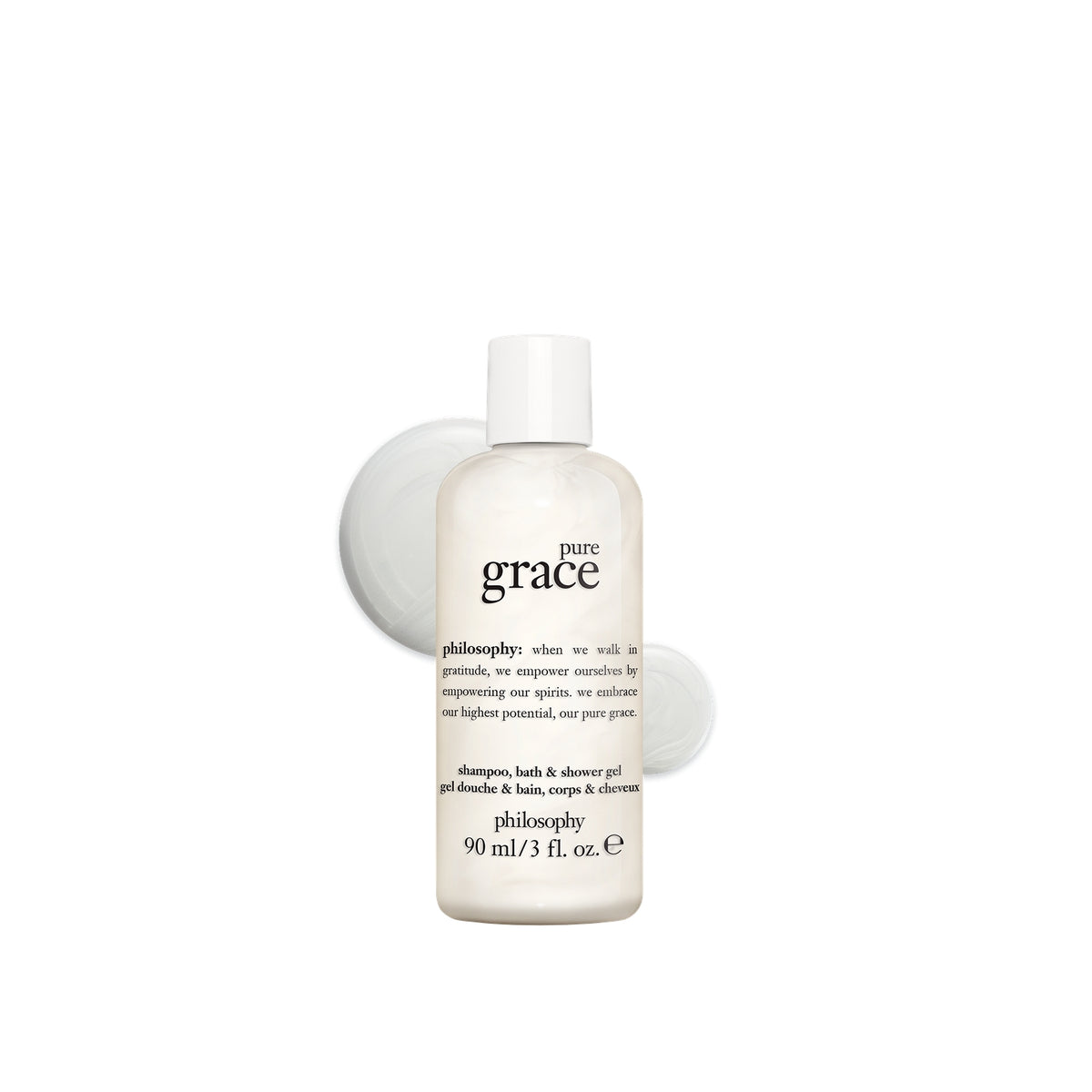travel-size pure grace hydrating shower gel