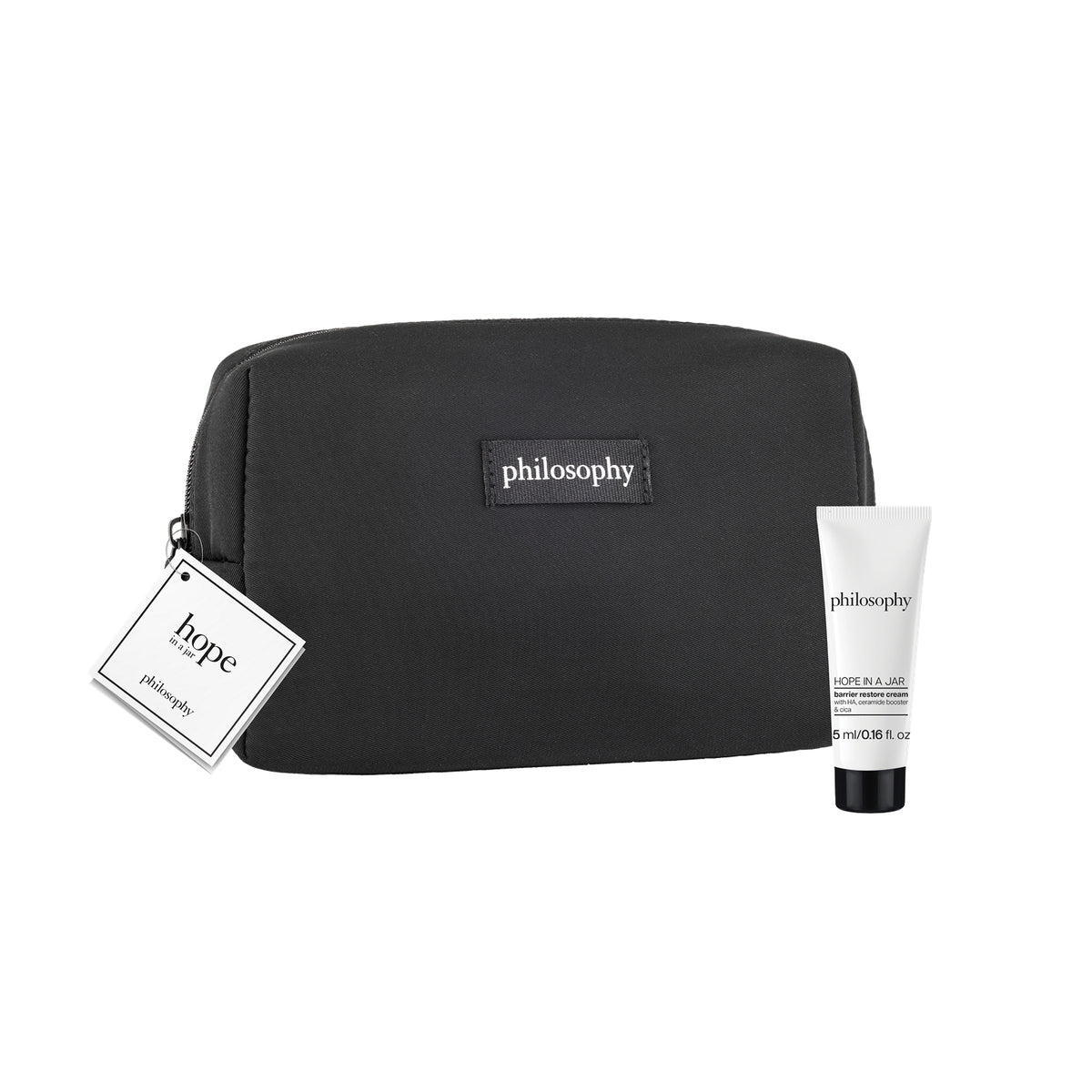 black pouch + barrier restore cream