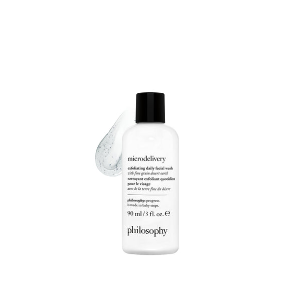 travel size exfoliating daily facial wash