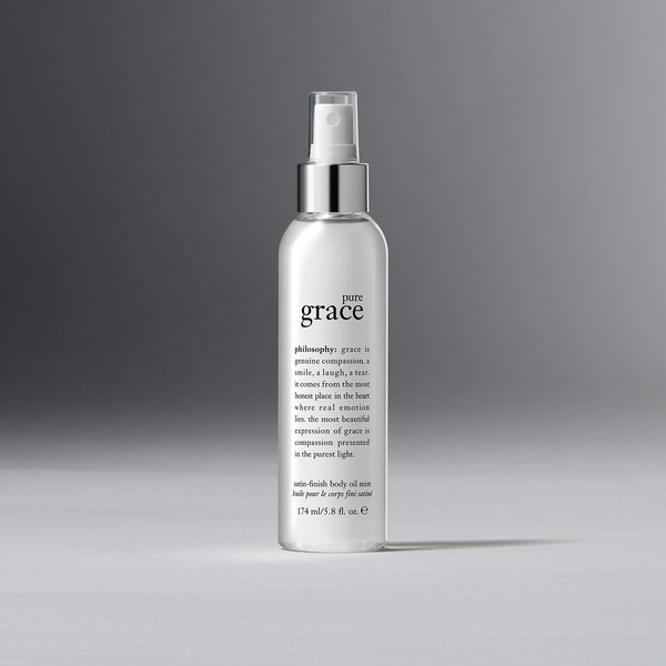 pure grace satin-finish body oil mist