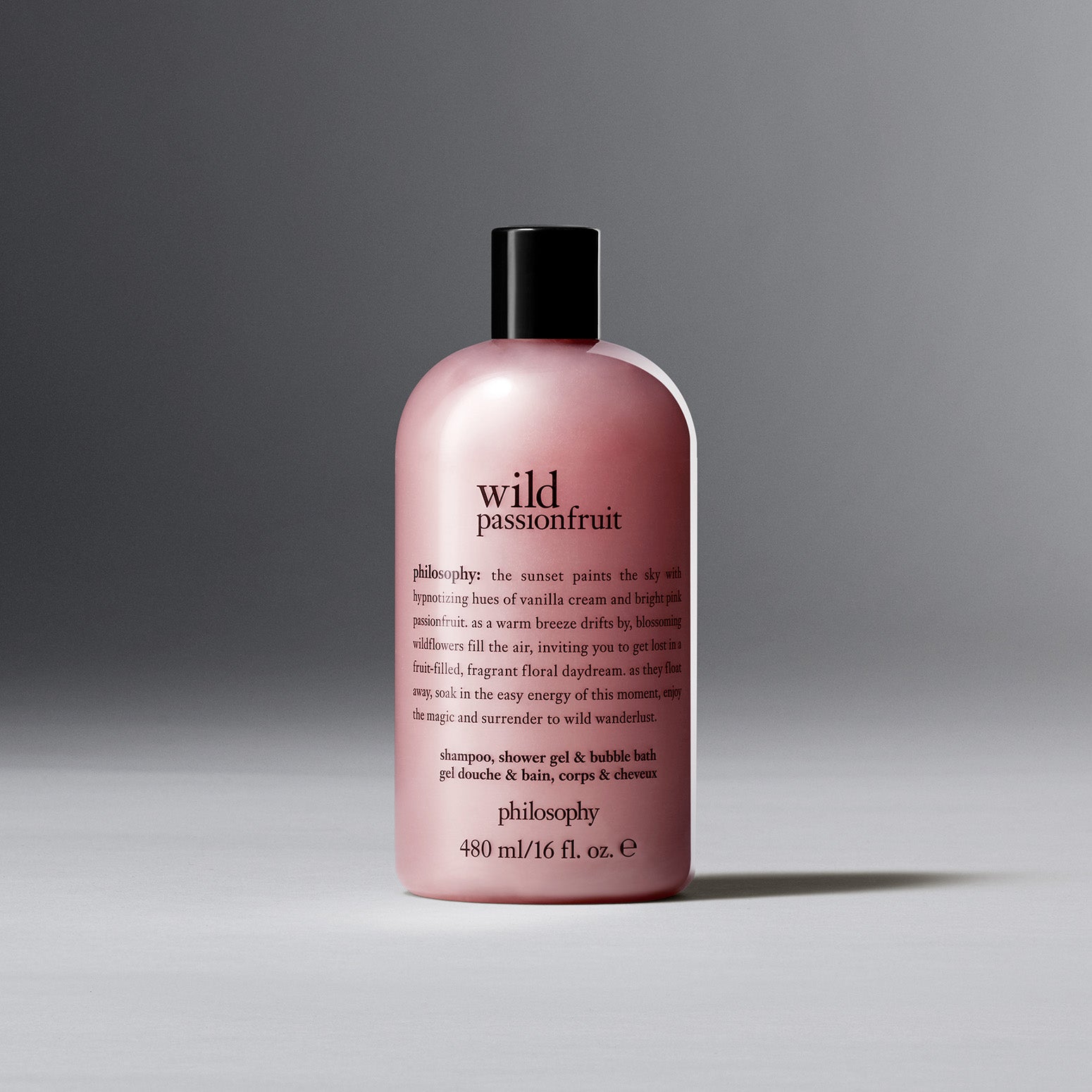 wild passion fruit shampoo, shower gel & bubble bath